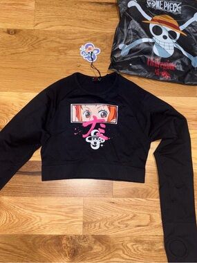 Civilregime X Onepiece Colab  Cropped Graphic T shirt